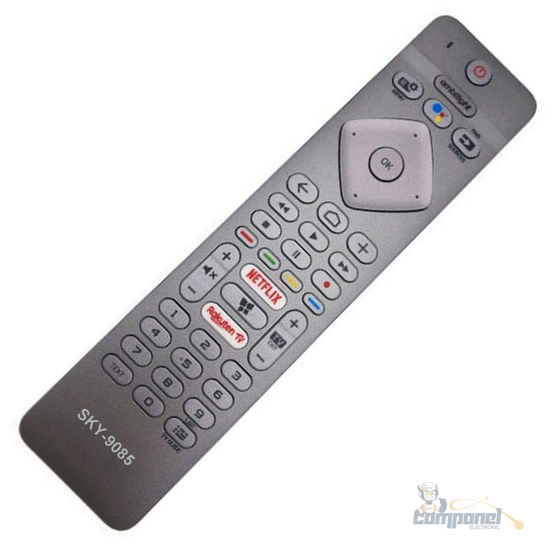 Controle Remoto PhIips Smart 9085 Com Netflix, Roku Tv